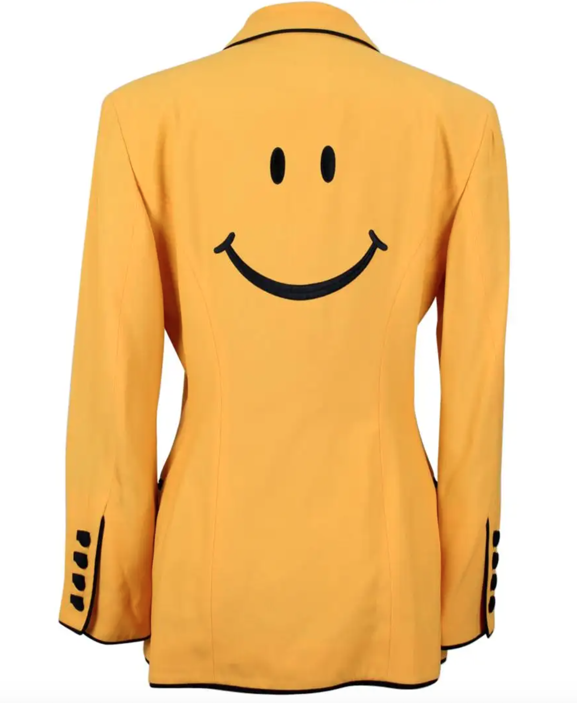 【関税込み】Moschino イエロー Double Smiley フーディ Moschino Smiley Sweater | Yellow | FARFETCH